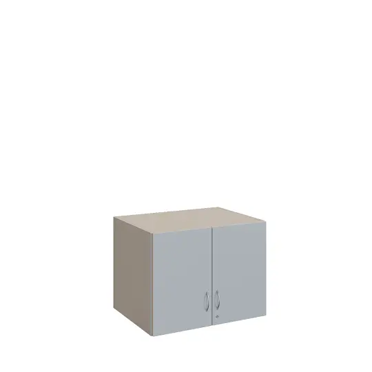 QN-80 skříňový nástavec, 2-dvéřový, 800x600x600mm, šedá